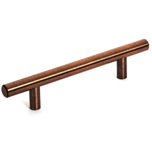 Load image into Gallery viewer, Diversa Dark Antique Copper Euro Style 3-3/4" (96mm) Cabinet Bar Pull