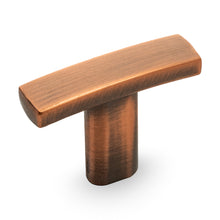 Load image into Gallery viewer, Diversa Antique Copper Subtle Arch Cabinet Knob