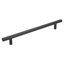 Load image into Gallery viewer, Diversa Matte Black Euro Style 7-1/2" (192mm) Cabinet Bar Pull - 10 Pack