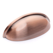 Load image into Gallery viewer, Diversa Antique Copper 3" (76mm) Cabinet Cup Pull - 10 PACK