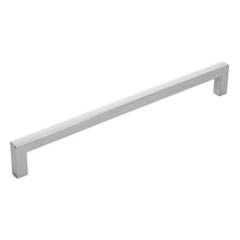 Load image into Gallery viewer, Diversa Brushed Satin Nickel 7-1/2" (192mm) Square Edge Solid Cabinet Bar Pull