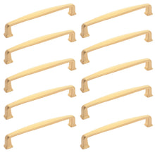 Load image into Gallery viewer, Diversa Brushed Gold Traditional 5" (128mm) Cabinet Drawer Pull - 10 PACK