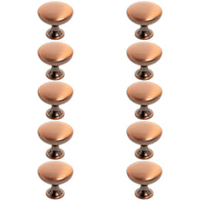 Load image into Gallery viewer, Diversa Antique Copper Traditional Solid Cabinet Knob - 10 PACK