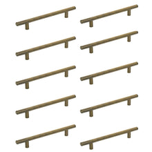 Load image into Gallery viewer, Diversa Antique Brass Euro Style 5" (128mm) Cabinet Bar Pull - 10 PACK
