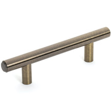 Load image into Gallery viewer, Diversa Antique Brass Euro Style 3" (76mm) Cabinet Bar Pull - 10 PACK
