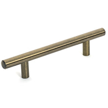 Load image into Gallery viewer, Diversa Antique Brass Euro Style 3-3/4&quot; (96mm) Cabinet Bar Pull
