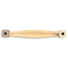 Load image into Gallery viewer, Diversa Brushed Gold Traditional 3-3/4&quot; (96mm) Cabinet Drawer Pull
