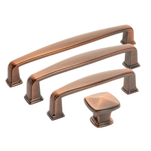 Load image into Gallery viewer, Diversa Antique Copper Traditional 3-3/4&quot; (96mm) Cabinet Drawer Pull
