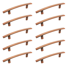 Load image into Gallery viewer, Diversa Antique Copper Subtle Arch 3-3/4&quot; (96mm) Cabinet Pull - 10 PACK
