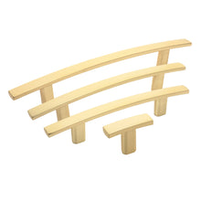 Load image into Gallery viewer, Diversa Brushed Gold Subtle Arch 5&quot; (128mm) Cabinet Pull - 10 PACK
