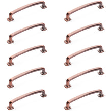 Load image into Gallery viewer, Diversa Antique Copper Trinity 5&quot; (128mm) Cabinet Drawer Pull - 10 PACK
