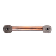 Load image into Gallery viewer, Diversa Antique Copper Trinity 3-3/4&quot; (96mm) Cabinet Drawer Pull
