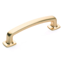 Load image into Gallery viewer, Diversa Brushed Gold Trinity 3-3/4&quot; (96mm) Cabinet Drawer Pull
