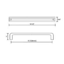 Load image into Gallery viewer, Diversa Limited Edition Matte Black 7-1/2&quot; (192mm) Reveal Cabinet Drawer Pull - 10 PACK
