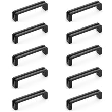 Load image into Gallery viewer, Diversa Limited Edition Matte Black 3-3/4&quot; (96mm) Reveal Cabinet Drawer Pull - 10 PACK
