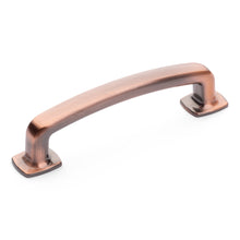 Load image into Gallery viewer, Diversa Antique Copper Trinity 3-3/4&quot; (96mm) Cabinet Drawer Pull
