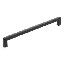 Load image into Gallery viewer, Diversa Matte Black 7-1/2&quot; (192mm) Square Edge Solid Cabinet Bar Pull
