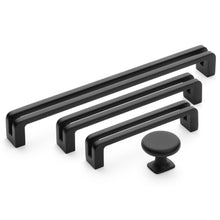 Load image into Gallery viewer, Diversa Limited Edition Matte Black 3-3/4&quot; (96mm) Reveal Cabinet Drawer Pull
