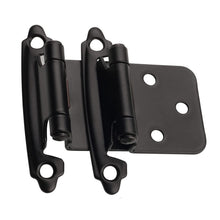 Load image into Gallery viewer, Diversa Variable Overlay Matte Black Cabinet Hinges (Pair)
