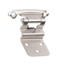 Load image into Gallery viewer, Diversa 3/8&quot; Inset Brushed Satin Nickel Cabinet Hinges (Pair)
