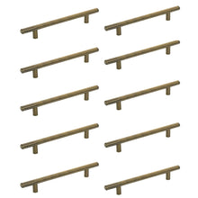 Load image into Gallery viewer, Diversa Antique Brass Euro Style 5&quot; (128mm) Cabinet Bar Pull - 10 PACK
