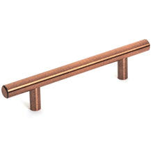 Load image into Gallery viewer, Diversa Antique Copper Euro Style 3-3/4&quot; (96mm) Cabinet Bar Pull
